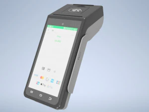 POS 터미널 3D 모델