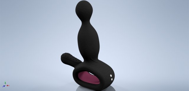 Rechargeable Massager For HiM dildo Modello 3D .c4d .max .obj .3ds .fbx .stl .blend 