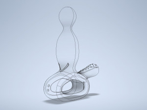 Rechargeable Massager For HiM dildo Modello 3D