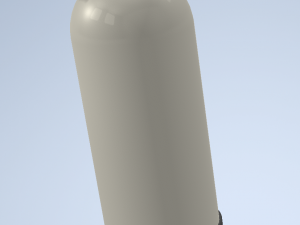 Dive cylinder tank 15L steel 3D Модель