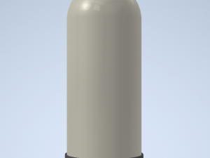Dive cylinder tank 15L steel 3D Модель