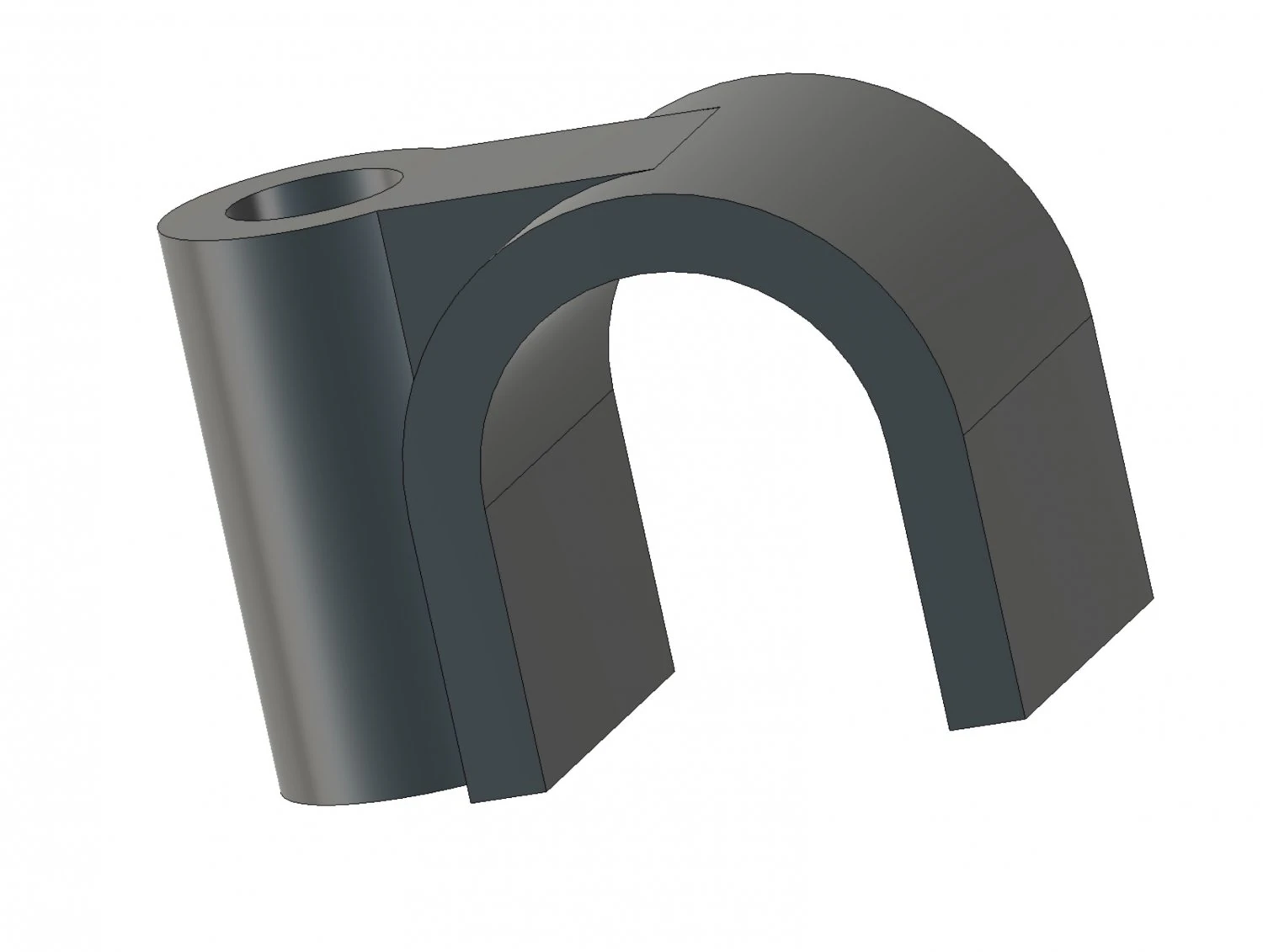 Bracket for cable 3D Print Model .c4d .max .obj .3ds .fbx .stl .blend