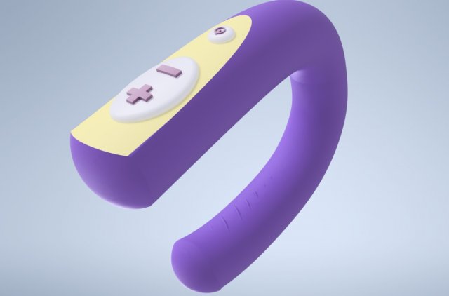 Satisfyer Double Plus-vibrator Modelo 3D .c4d .max .obj .3ds .fbx .stl .blend