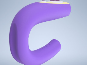 Satisfyer Double Plus-vibrator Modelo 3D