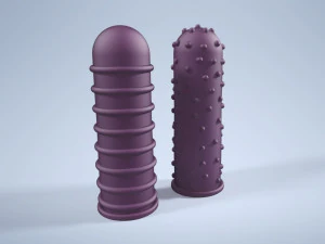 Clit&oacute;ris roxo Modelo 3D