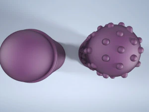 Clitofing purple 3D Model