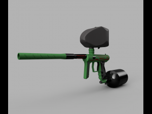 Paintball marker 3D Модель