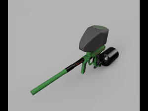 Paintball marker 3D Model