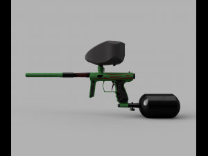 Paintball marker 3D Модель