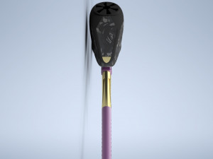 Paintball marker purple Modèle 3D