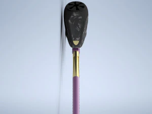 Paintball marker purple 3D Model
