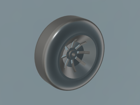 Wheel 3D Baskı Modeli