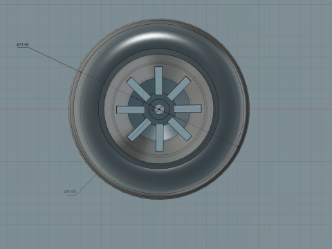 Wheel 3D Baskı Modeli