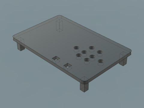 Box for charge plate 03962A 3D-printmodel