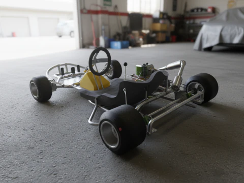 Karting Modèle 3D