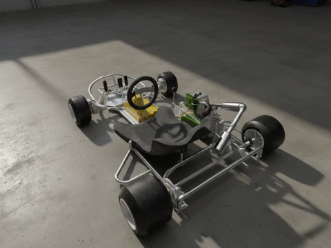Karting Modèle 3D