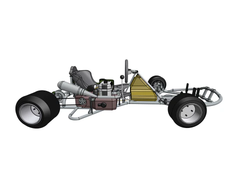 Karting Modèle 3D