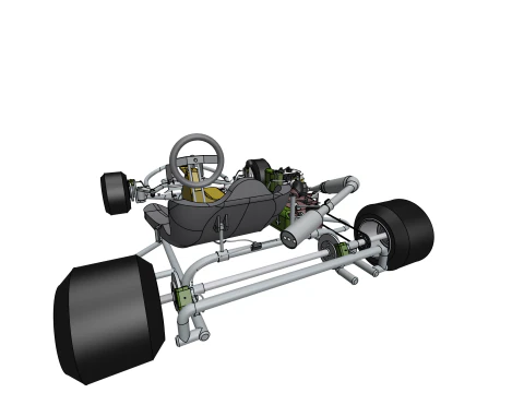 Karting Modèle 3D
