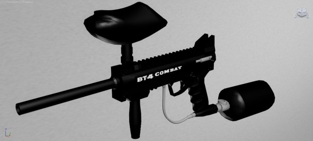 paintball bt4 combat 3D 模型 .c4d .max .obj .3ds .fbx .stl .blend 