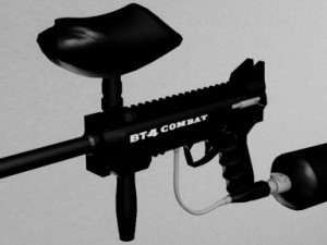 paintball bt4 combat 3D Модель