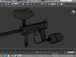 paintball bt4 combat 3D 模型