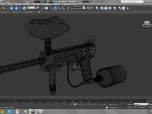 paintball bt4 combat 3D Model