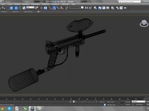 paintball bt4 combat 3D 模型