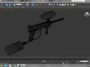 paintball bt4 combat 3D Model