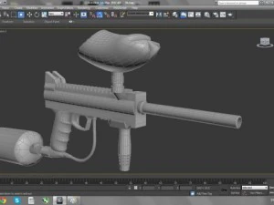 paintball bt4 combat 3D Model