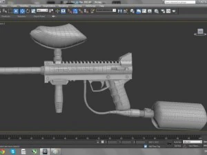 paintball bt4 combat 3D Model