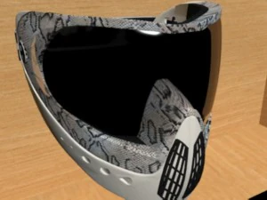 ペイントボールマスク 3Dモデル