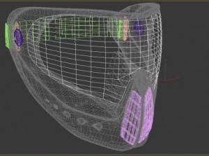 paintball mask 3D Model