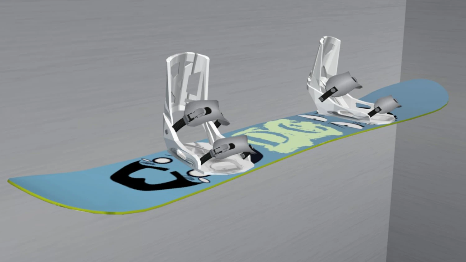 snowboard 3D Model .c4d .max .obj .3ds .fbx .stl .blend 
