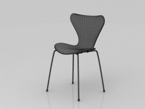 high detail interior chair 3D मॉडल
