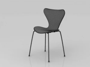 high detail interior chair 3D Model