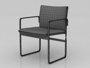 leather chair Modelo 3D