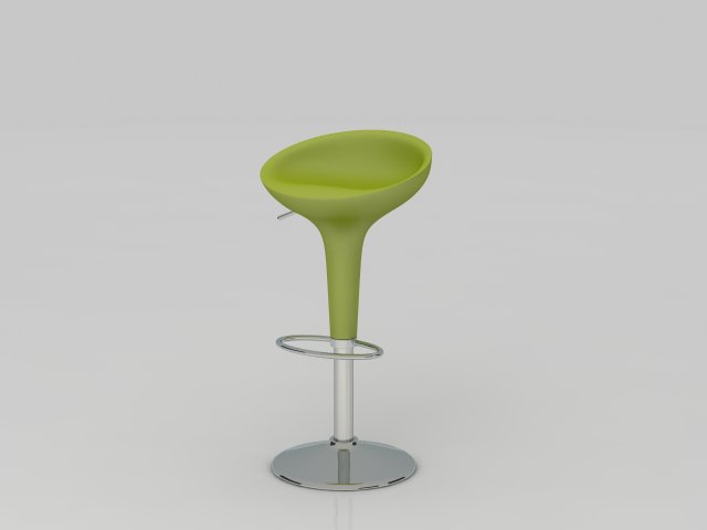 plastic bar chair Modèle 3D .c4d .max .obj .3ds .fbx .stl .blend 