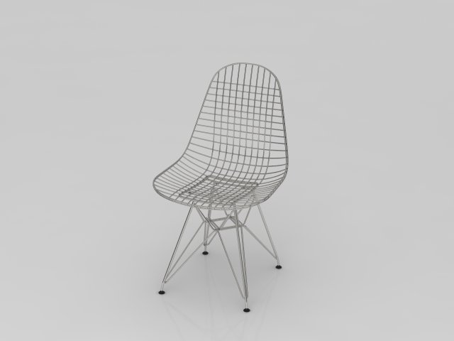 wireframe chair Modelo 3D .c4d .max .obj .3ds .fbx .stl .blend 