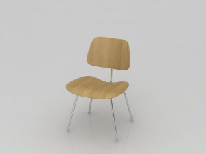 wood chair Modelo 3D