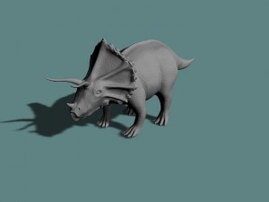 triceratops 3D-Modell