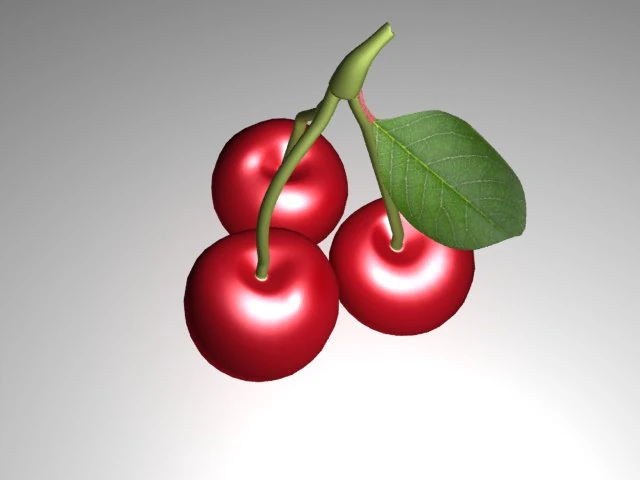 cereza Modelo 3D .c4d .max .obj .3ds .fbx .stl .blend 