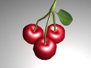 cereza Modelo 3D