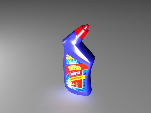 toilet cleaner Model 3D .c4d .max .obj .3ds .fbx .stl .blend 