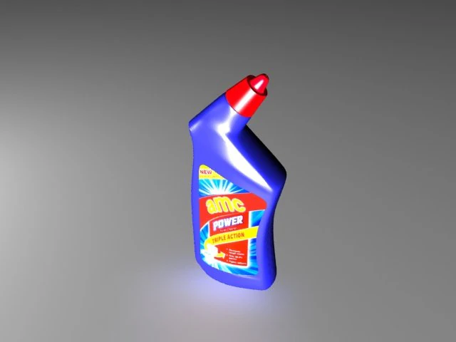 toilet cleaner 3D Model .c4d .max .obj .3ds .fbx .stl .blend 