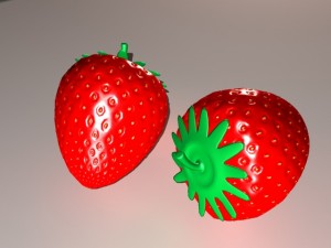 strawberry Modèle 3D