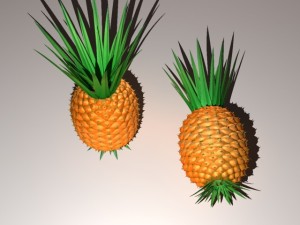 pineapple 3Dモデル