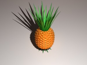 pineapple 3Dモデル