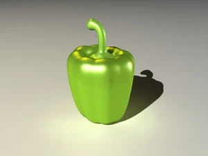 capsicum 3D Model