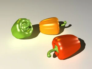 capsicum 3D Model