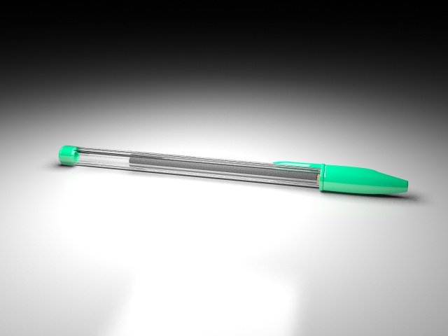 ball pen 3D मॉडल .c4d .max .obj .3ds .fbx .stl .blend 